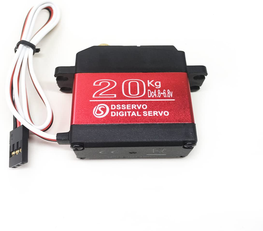 ANNIMOS 20KG Digital Servo High Torque Full Metal Gear Waterproof for RC Model DIY, DS3218MG,Control Angle 270°