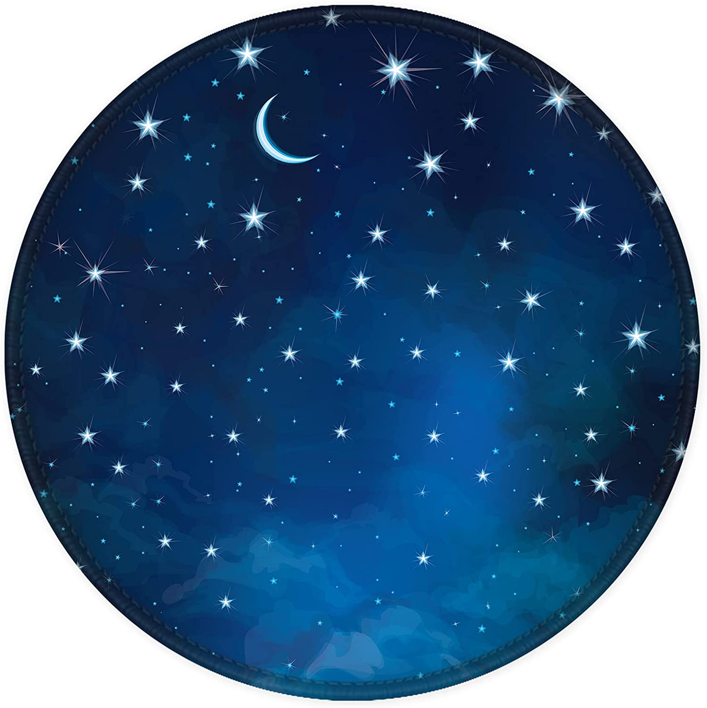 ITNRSIIET Mouse Pad, Colorful Geometric Pattern Design Round Mousepad. Customized Gaming Mousepads for Laptop and Computer. Cute Design Desk Accessories. Non-Slip, Stitched Edges, Waterproof