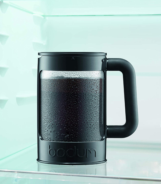 Bodum K11683-01WM Bean Cold Brew Coffee Maker, 51 Oz, Jet Black