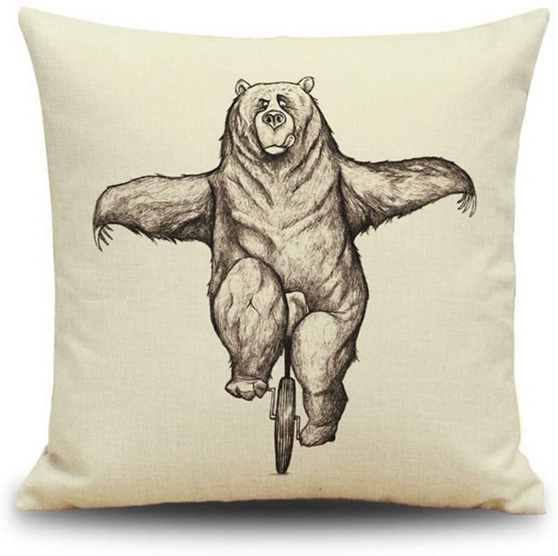 Blend Linen Decorative Throw Pillow Cover Cushion Case Pillow Case