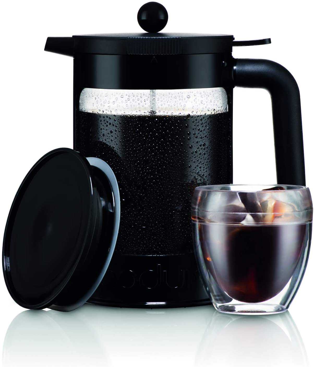 Bodum BEAN Cold Brew Coffee Maker, 51 Oz, Bright White
