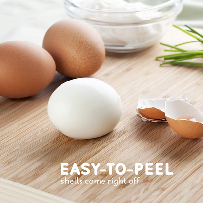 Elite Gourmet Easy Electric 7 Egg Capacity Cooker Poacher, Scrambled, Omelet Maker with Auto Shut-Off 