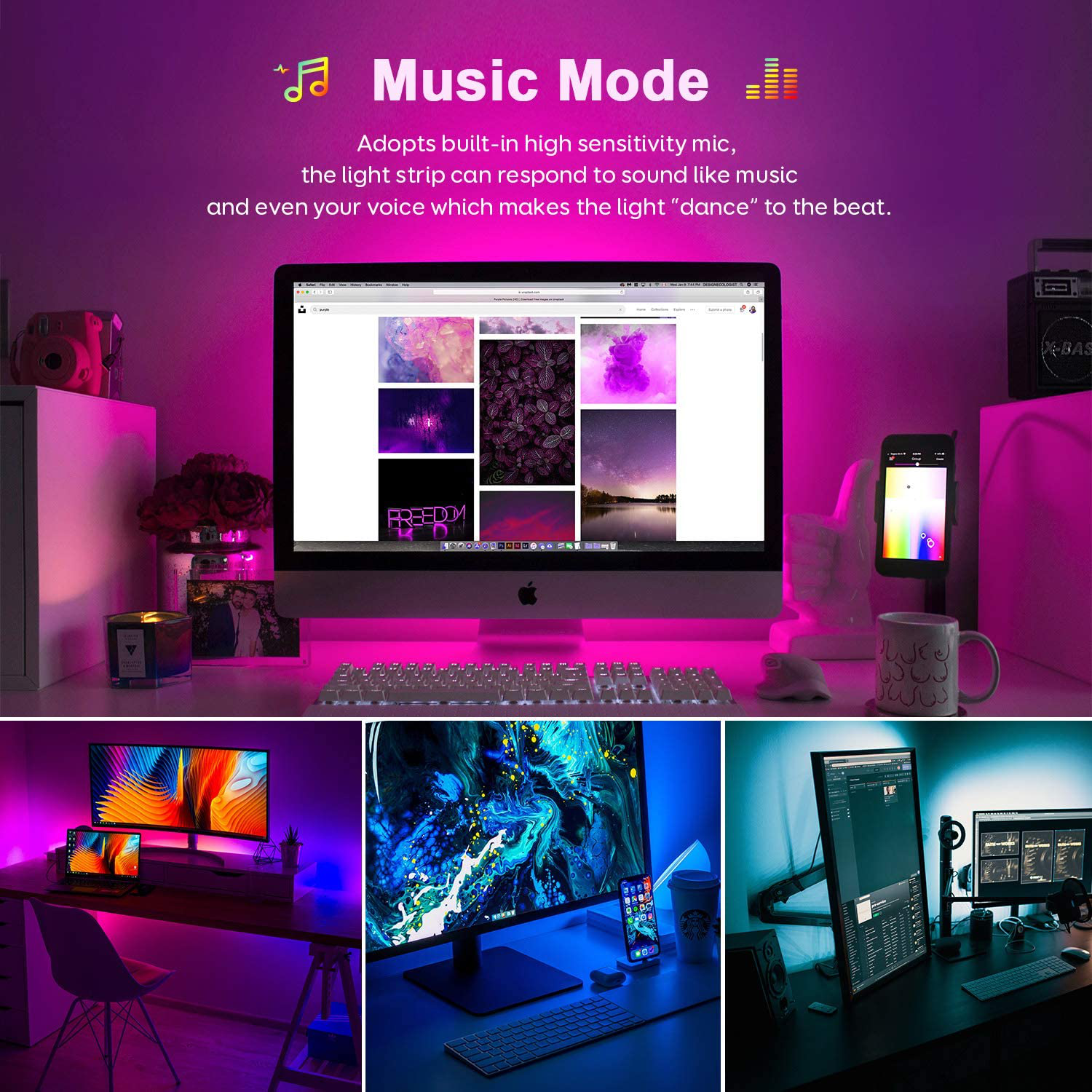 Sounds Activated LED Lights