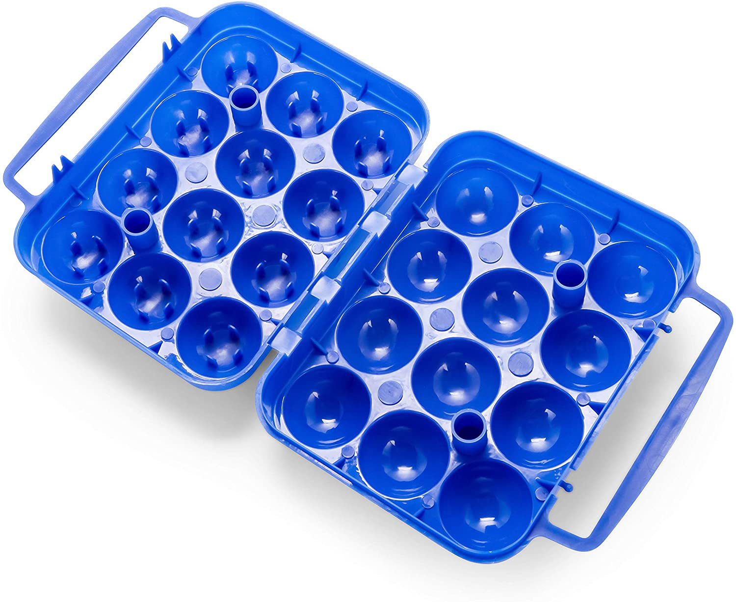 Camco Egg Carrier-Holder - Organize Eggs and Prevent Eggs from Cracking, Easily Fits into Your Refrigerator , Great for RV, Trailer and Camper Kitchens or Camping Holds A Dozen of Eggs (51015)