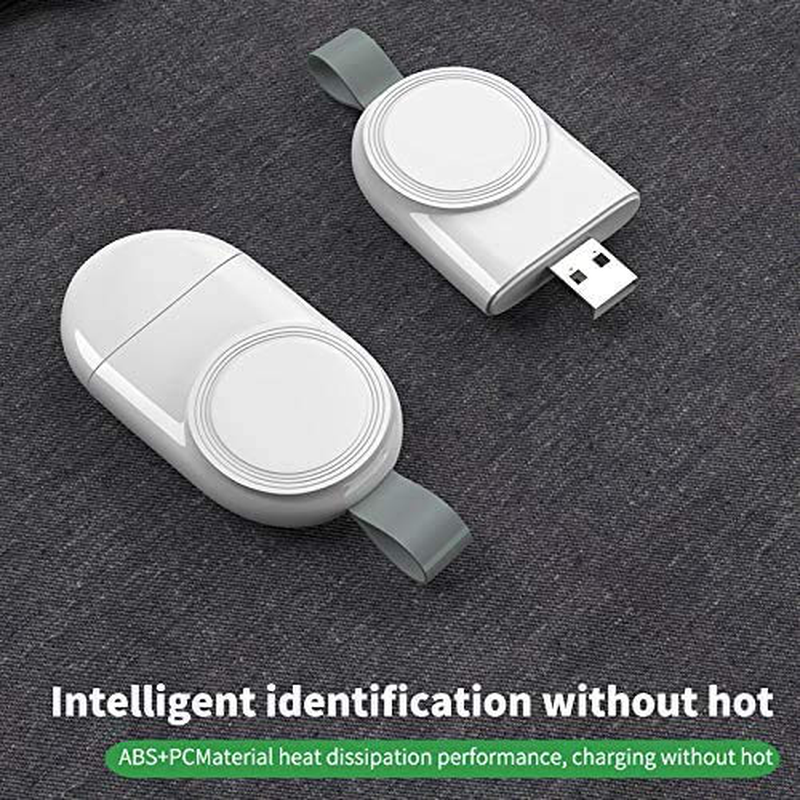 Charger for Apple Watch, Travel Car Charger, Portable USB Wireless Magnetic Fast Charging Compatible with for Apple Watch Series SE 6 5 4 3 2 1