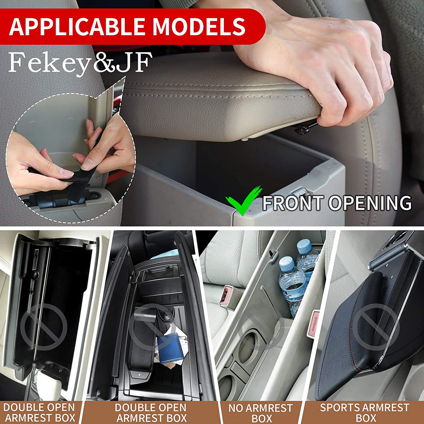 8sanlione Car Mesh Organizer, Car Net Pocket Handbag Holder, Seat Back Net Bag, Barrier of Backseat Pet Kids, Cargo Tissue Purse Holder, Driver Storage Netting Pouch.