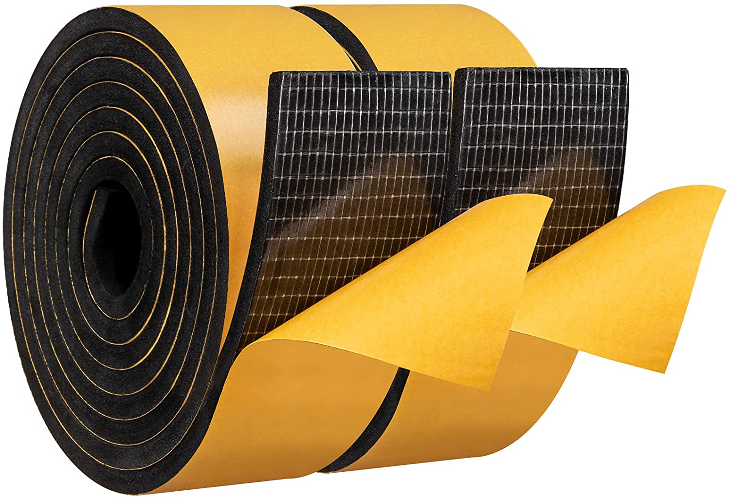 Weather Stripping Door Seal Strip with Self Adhesive Foam Tape Soundproof Door Draft Stopper for Doors Windows and Shower Glass Gaps