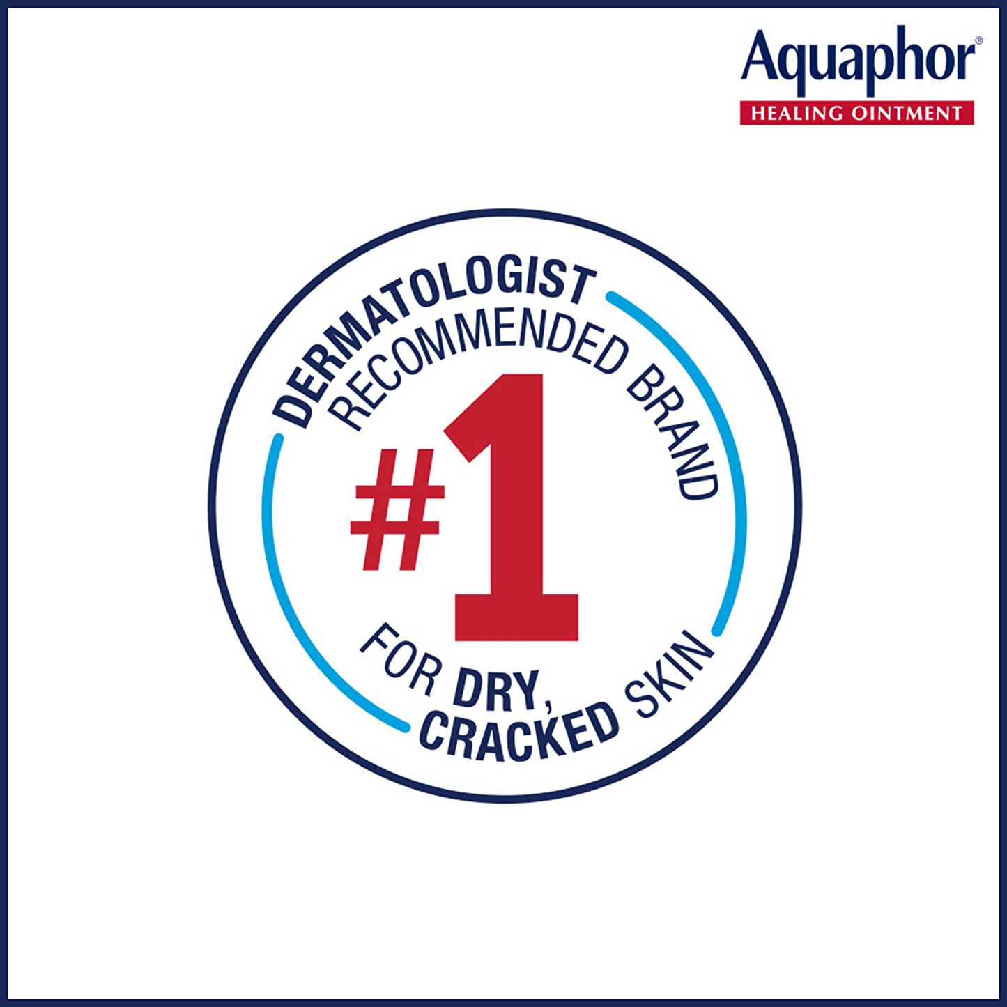 Aquaphor Healing Ointment Moisturizing Skin Protectant for Dry Cracked Hands Heels and Elbows Use After Hand Washing Oz Jar, bA, Fragrance Free, 14 Ounce