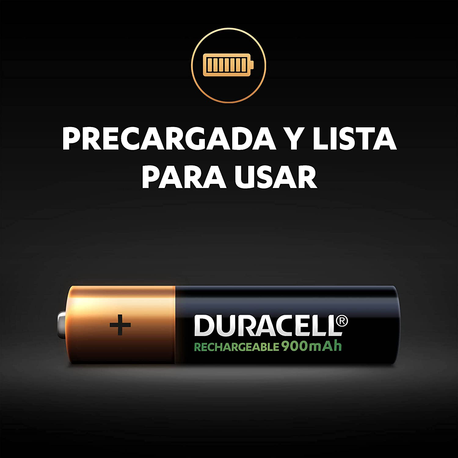 Duracell - Rechargeable AA Batteries - long lasting, all-purpose Double A battery for household and business - 2 count