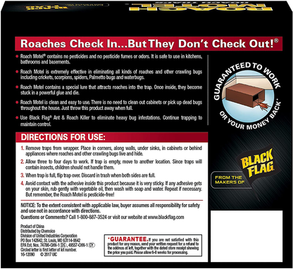 Black Flag 11020 511086 Roach Motel Insect Trap, 2 Count