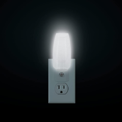 Maxxima MLN-16 LED Plug in Night Light with Auto Dusk to Dawn Sensor, 5 Lumens (pack of 4)