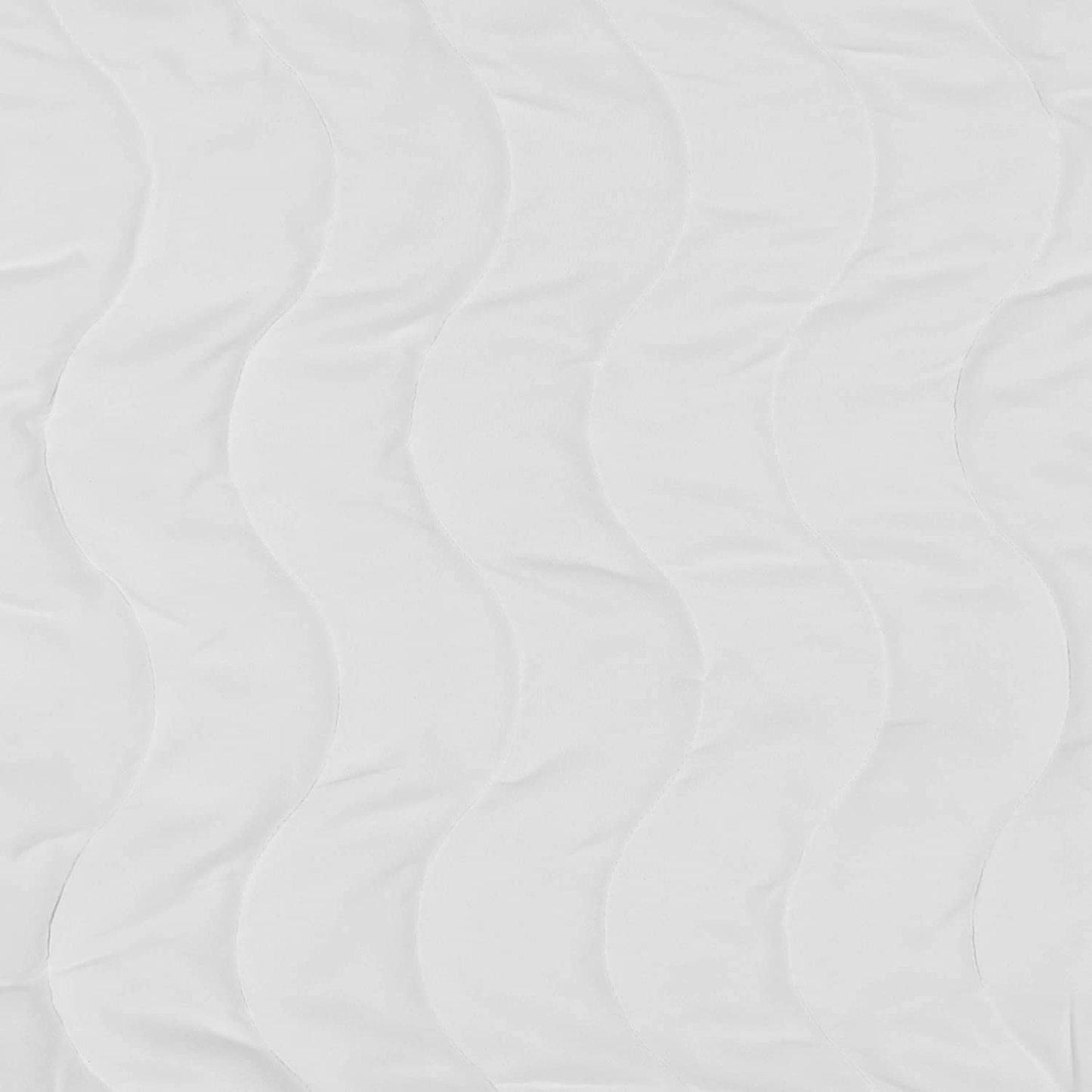 Serta Perfect Sleeper Basic Comfort Mattress Pad, Air Dry Moisture Wicking, Microfiber Fill, Scotchgard Stain Release, Antimicrobial Odor Protection, Cooling, Queen, White