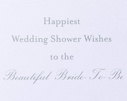 Papyrus Wedding Shower Card for the Bride-to-Be (Handmade Bridal Gown)