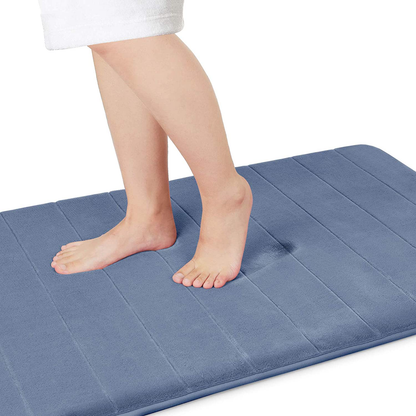 Memory Foam Bath Mat Rug, Comfortable, Soft, Super Water Absorption, Machine Wash, Non-Slip for Bathroom 