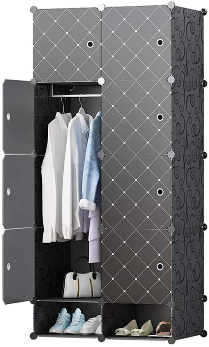 HOUSE DAY White Magic Hangers Space Saving Clothes Hangers Organizer Smart Closet Space Saver Pack of 10 with Sturdy Plastic for Heavy Clothes