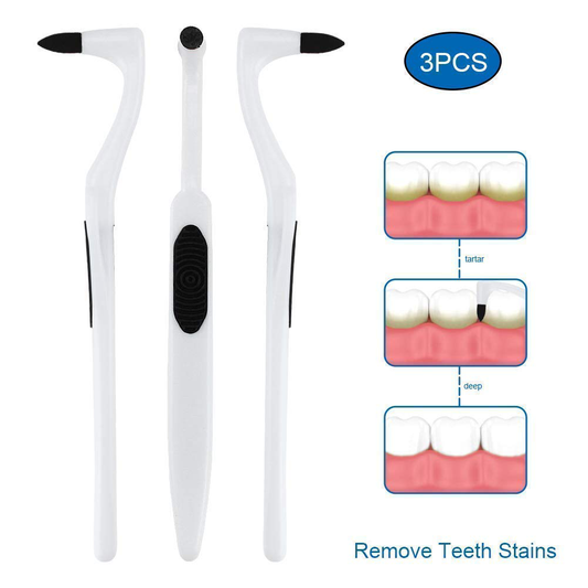 Tooth Stain Remover, Dental Plaque Tool, Tartar Eraser Polisher, Professional Teeth Whitening Polishing Cleaning Kit, Home Calculus Removal Effectively, NOT Electric Cleaner Brush/Dentist