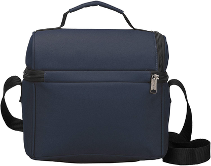 Carhartt Deluxe Dual Compartment Insulated Lunch Cooler Bag, Black
