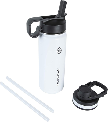 Thermoflask Double Stainless Steel Insulated Water Bottle, 40 oz, Cobalt