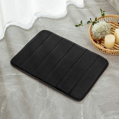 Memory Foam Bath Mat Rug, Non Slip Soft Bathroom Rug Thick Extra Absorbent 