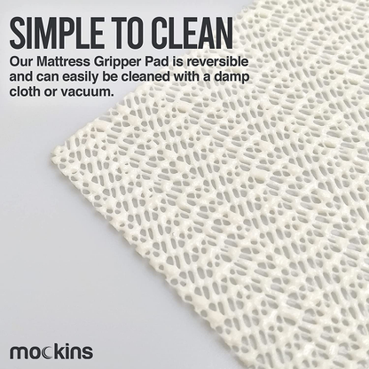 Mockins Full Size 48" x 72" Slip Resistant Mattress Pad | Prevents Mattress & Topper from Slipping & Sliding | Strong & Durable Gripper Pad | Multi-Purpose & Customizable…