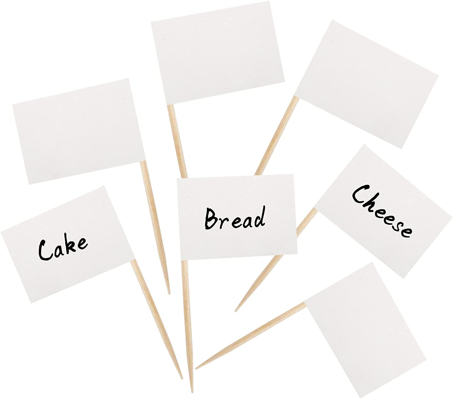 Pack of 100 Flag Toothpick Flags, Small Toothpick Cupcake Toppers, Country Picks, Party Decoration