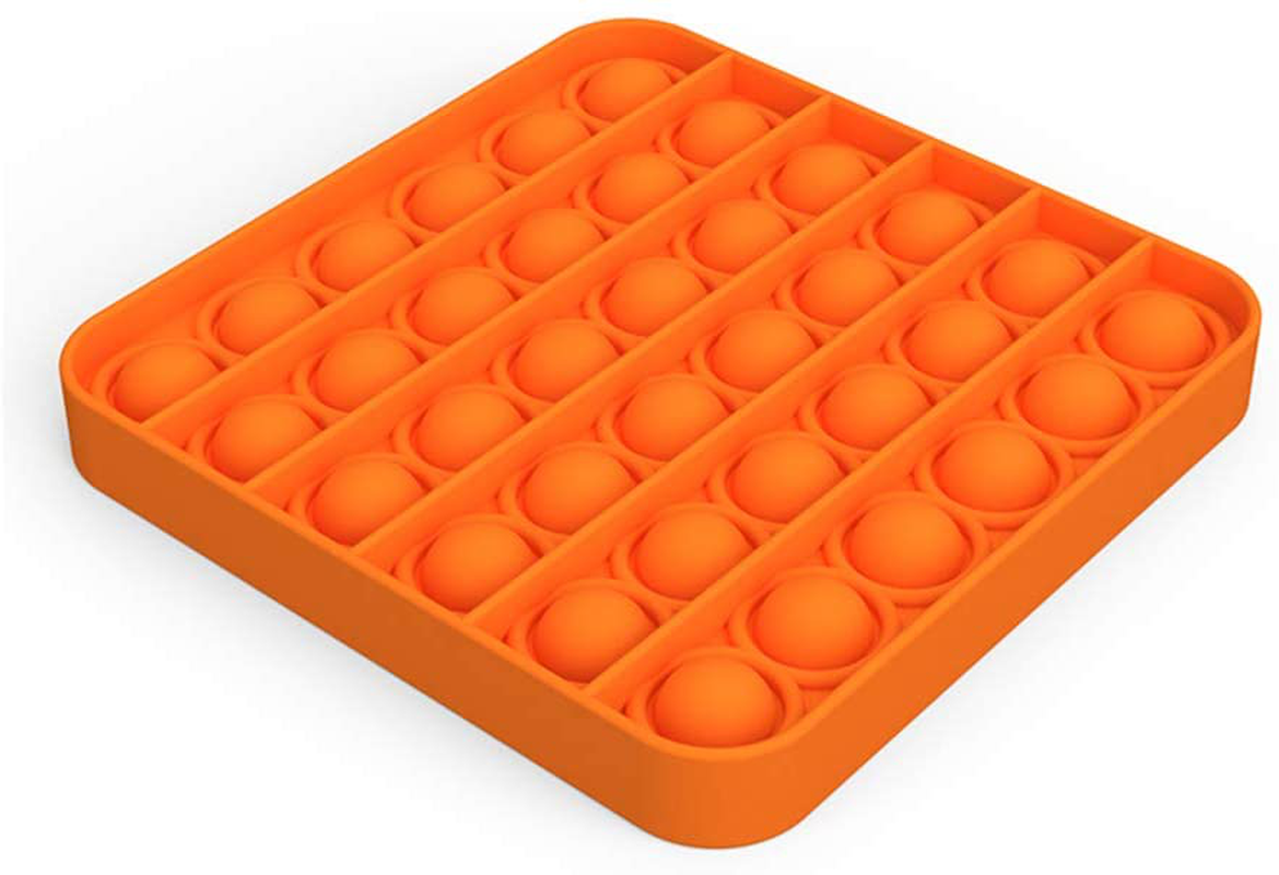 Fidget Toys Push Pop Bubble Fidget Sensory Toy - Special Needs Anxiety Stress Reliever for Adults, Durable Silicone Squeeze Sensory Toy