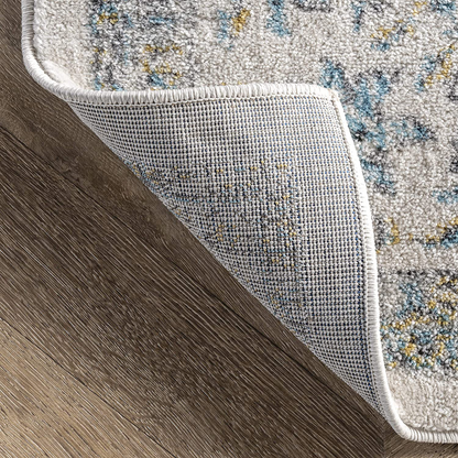 nuLOOM Paisley Verona Vintage Persian Runner Rug, 2' 8" x 8', Dark Blue