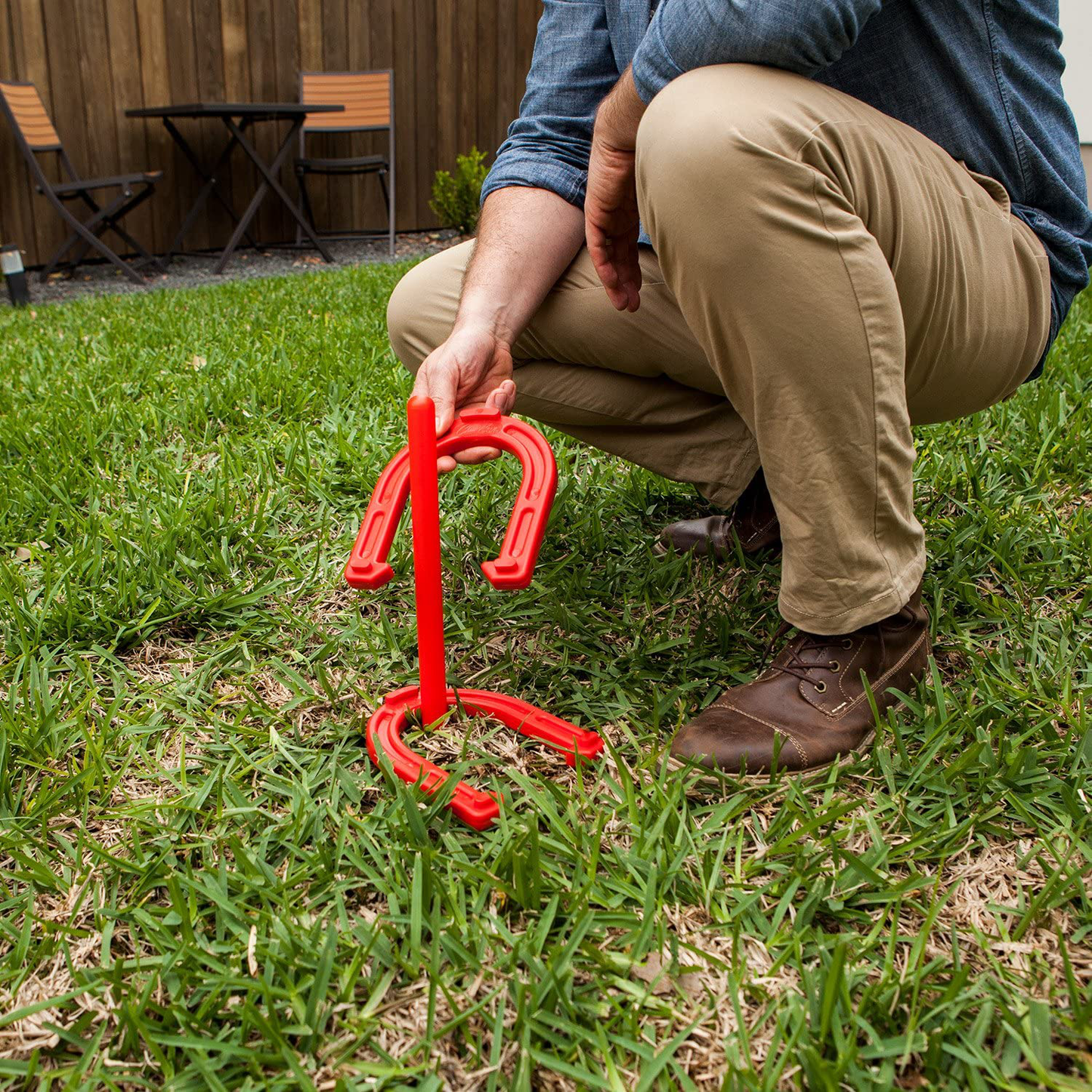 Champion Sports Indoor/Outdoor Horseshoe Set