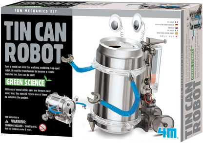 4M Tin Can Robot - DIY Science Construction Stem Toy For Kids & Teens