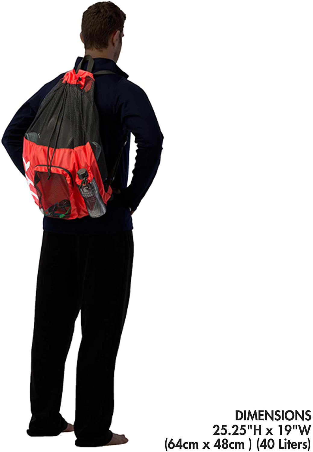 TYR LBMMB3401ALL Big Mesh Mummy Backpack Navy All