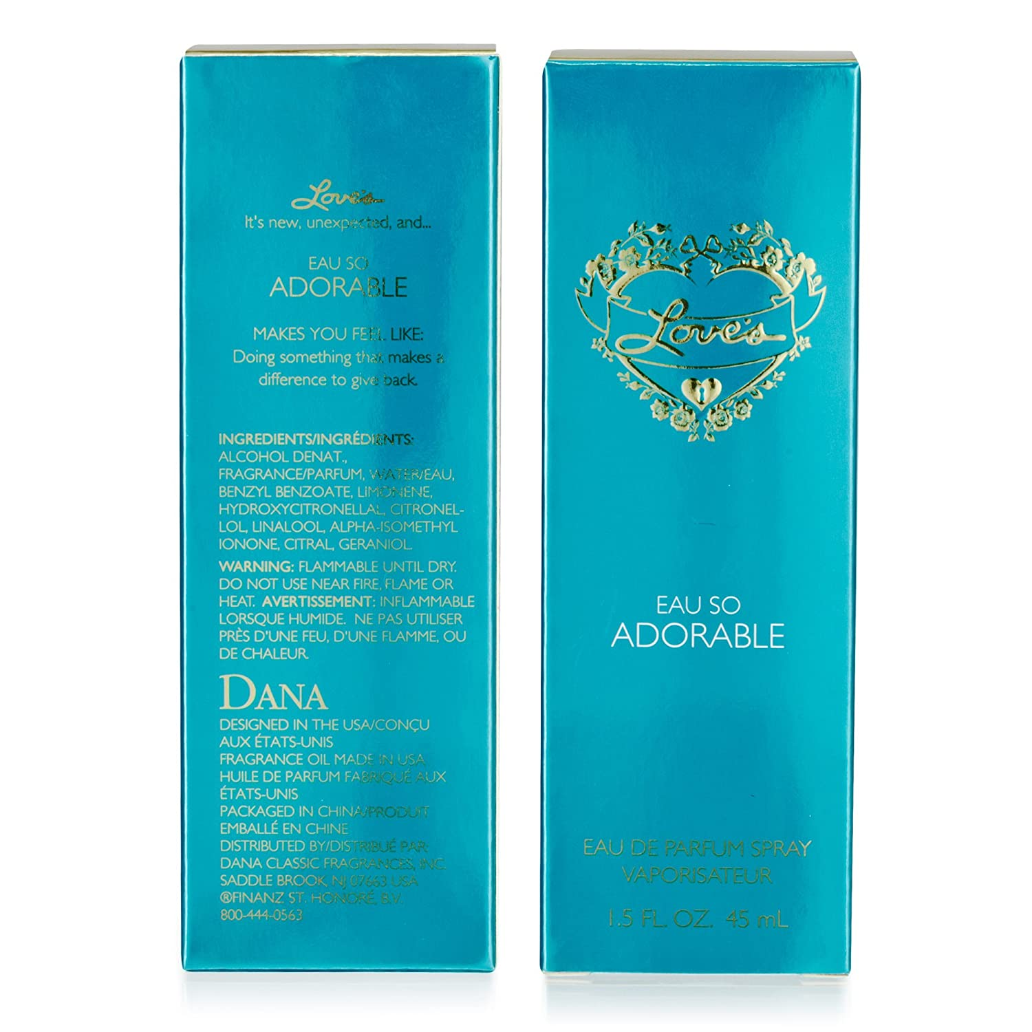 LOVE S EAU SO ADORABLE EAU DE PARFUM SPRAY 1.5 fl. oz. By DANA CLASSIC FRAGRANCES