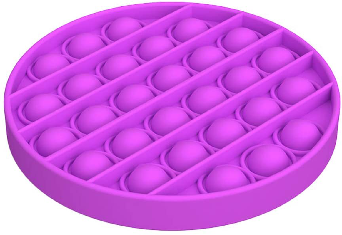 Fidget Toys Push Pop Bubble Fidget Sensory Toy - Special Needs Anxiety Stress Reliever for Adults, Durable Silicone Squeeze Sensory Toy