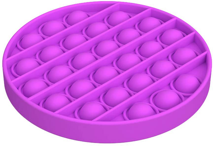Fidget Toys Push Pop Bubble Fidget Sensory Toy - Special Needs Anxiety Stress Reliever for Adults, Durable Silicone Squeeze Sensory Toy