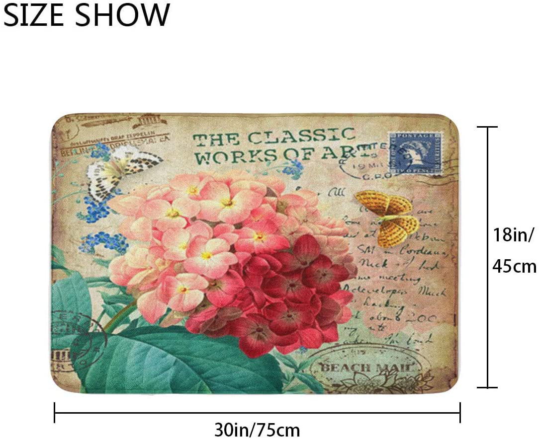Bath Mats for Bathroom, Bathroom Mats Rugs Non-Slip,  Washable Cover 