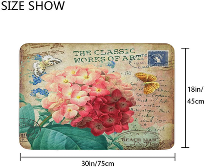 Bath Mats for Bathroom, Bathroom Mats Rugs Non-Slip,  Washable Cover 