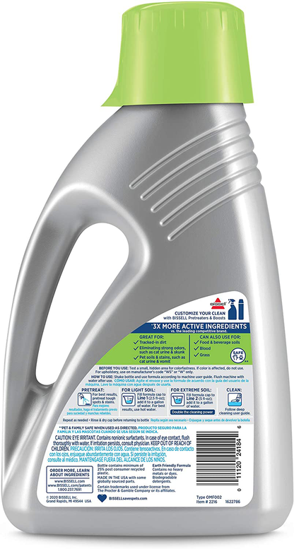 BISSELL Professional Pet Urine Elimator with Oxy and Febreze Carpet Cleaner Shampoo