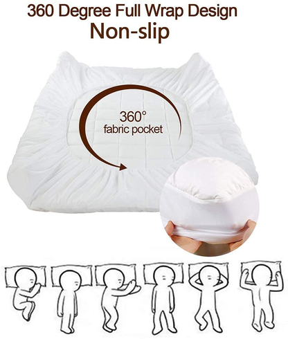 MEROUS Full Size Mattress Pad Pillow Top Quilted Mattress Cover Mattress Protector Cotton 8-21" Deep Pocket Cooling Mattress Topper