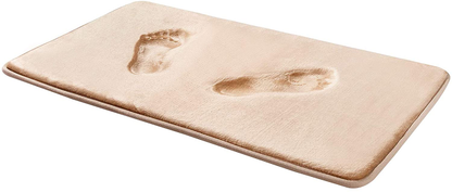 Memory Foam Bath Mat Rug, Comfortable Super Absorbent Machine Wash Non-Slip Thick Bathroom Rug
