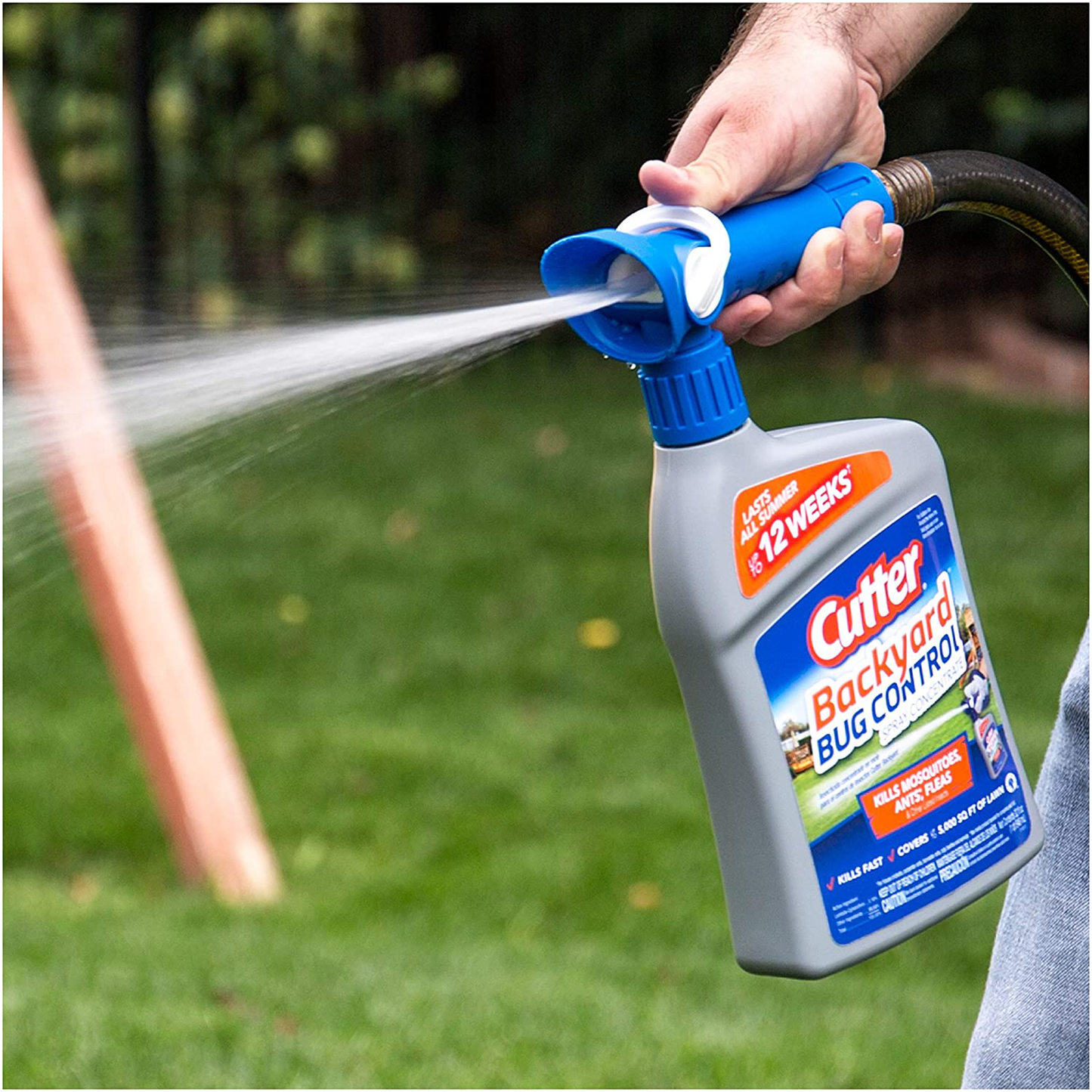 SPECTRUM BRANDS 61067 HG-61067 32Oz Rts Bug Free Spray, Hose, Silver Bottle