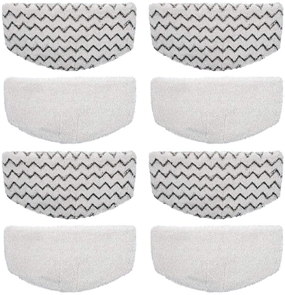 Bonus Life 8 Pack Steam Mop Pads for Bissell Powerfresh Steam Cleaner Mop 1940 1806 1544 1440 2075A Replacement