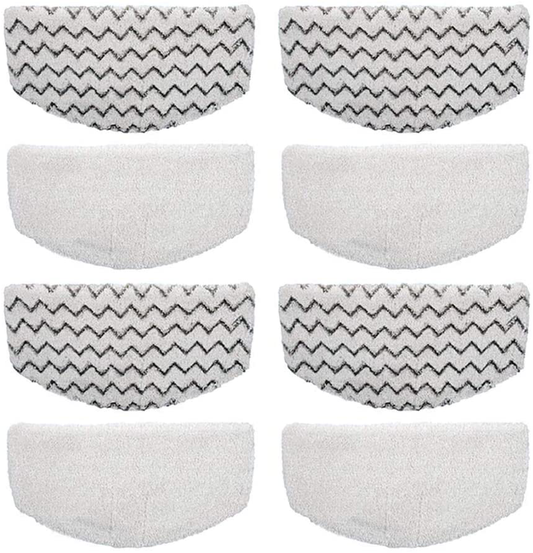 Bonus Life 8 Pack Steam Mop Pads for Bissell Powerfresh Steam Cleaner Mop 1940 1806 1544 1440 2075A Replacement