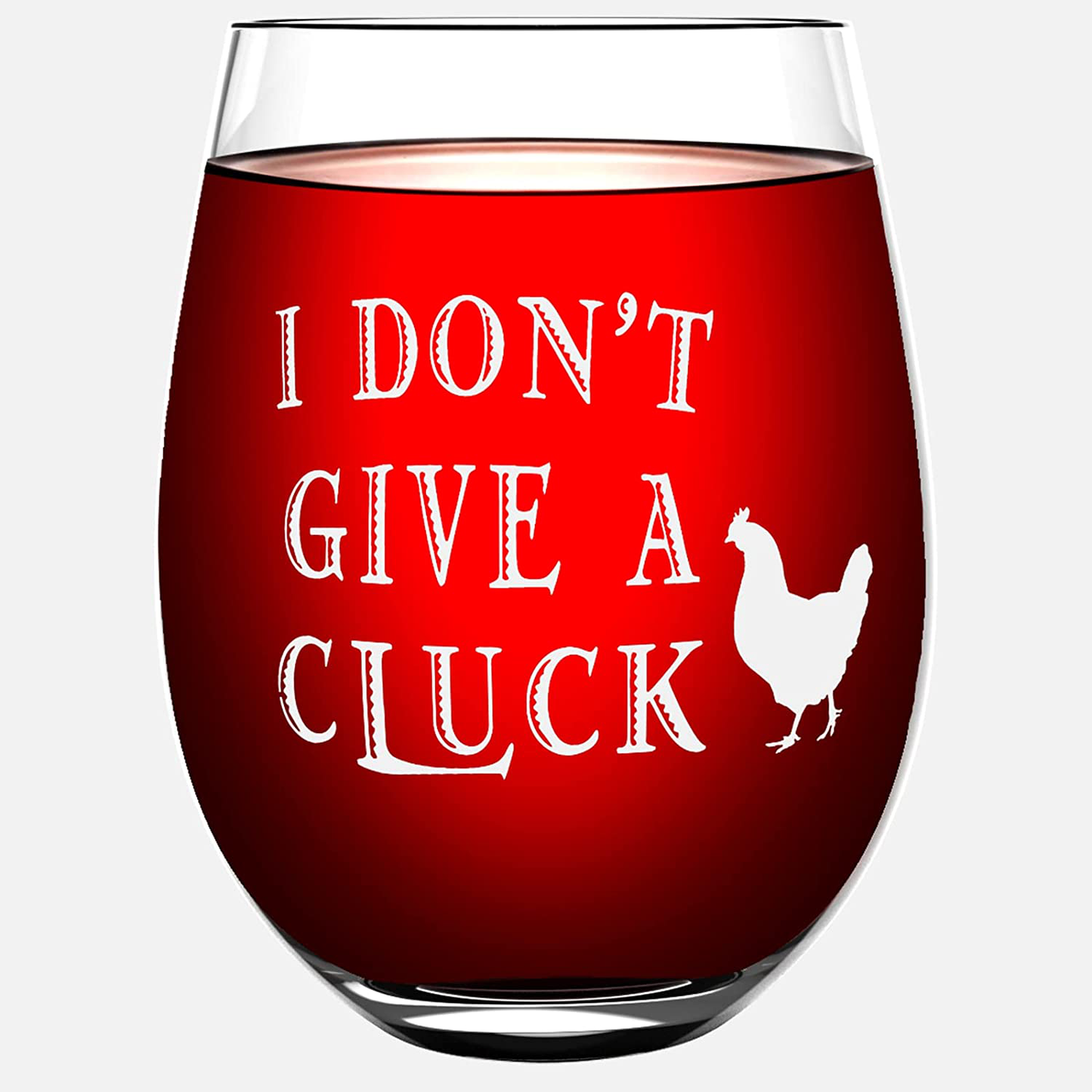 Funny 17 oz Wine Glasses - Stemless Wine Glasses