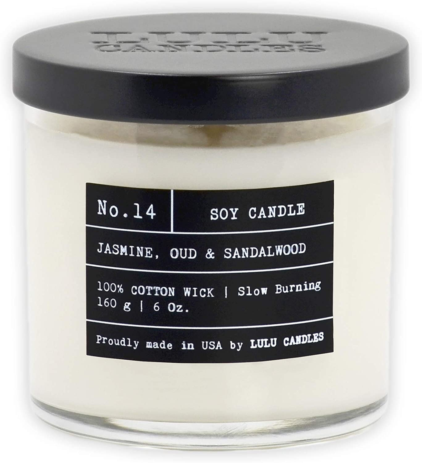 Lulu Candles | Fresh Linen | Luxury Scented Soy Jar Candle | Hand Poured in The USA | Highly Scented & Long Lasting - 2 Pack - 9 Oz. - NO LID
