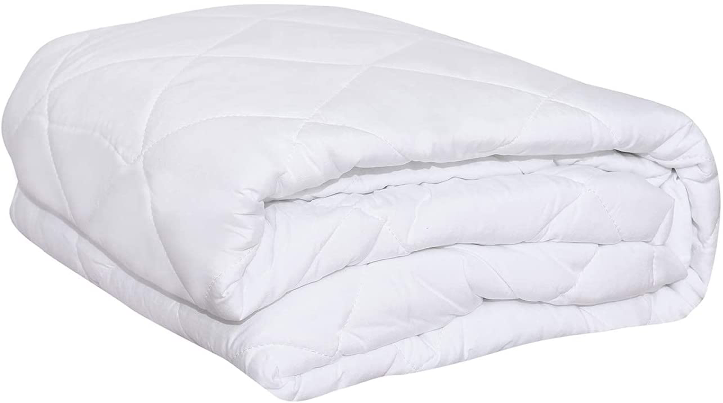 LDC King Mattress Pad with 16-Inch Deep Pocket, Comfortable, Breathable, Easy to Put on, The Stretchable Quilted Fitted Mattress Cover