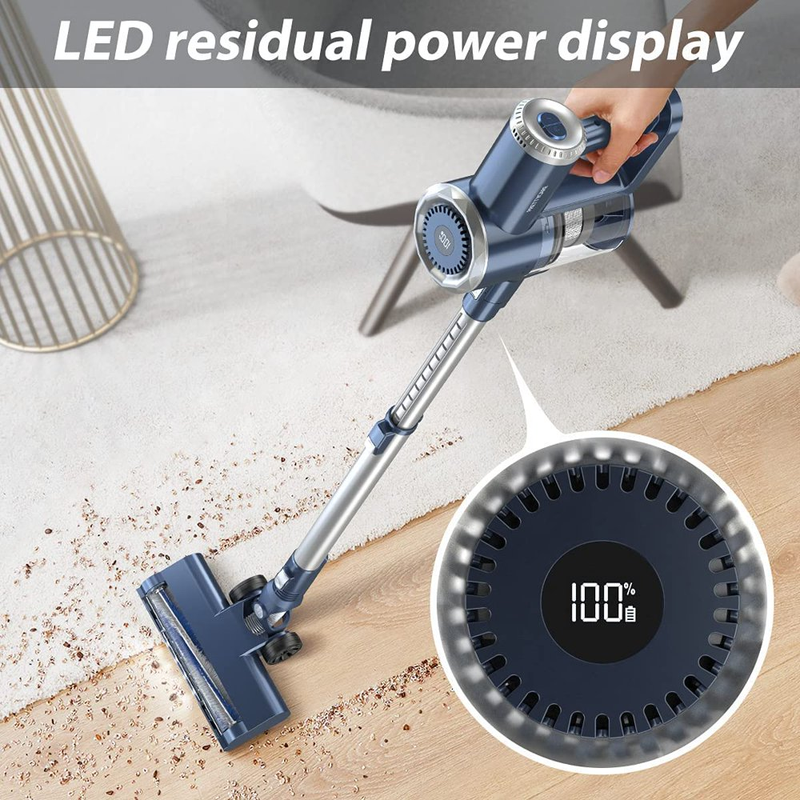 Cordless Stick Vacuum Cleaner - Lightweight for Carpet, Floors, and Pet Hair