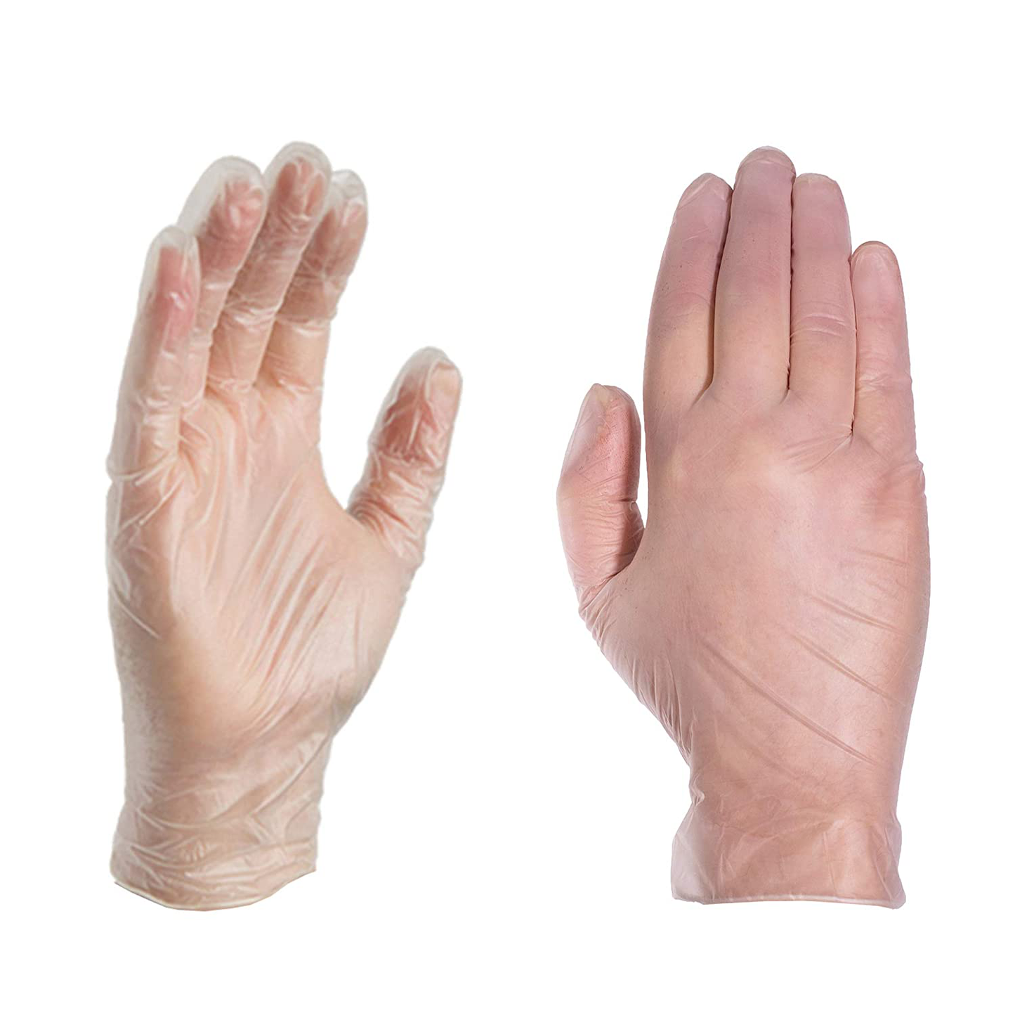 X3 Clear Vinyl Industrial Gloves, Box of 100, 3 Mil, Size X-Large, Latex Free, Powder Free, Disposable, Food Safe, GPX348100-BX
