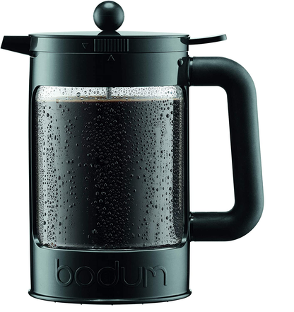Bodum K11683-01WM Bean Cold Brew Coffee Maker, 51 Oz, Jet Black