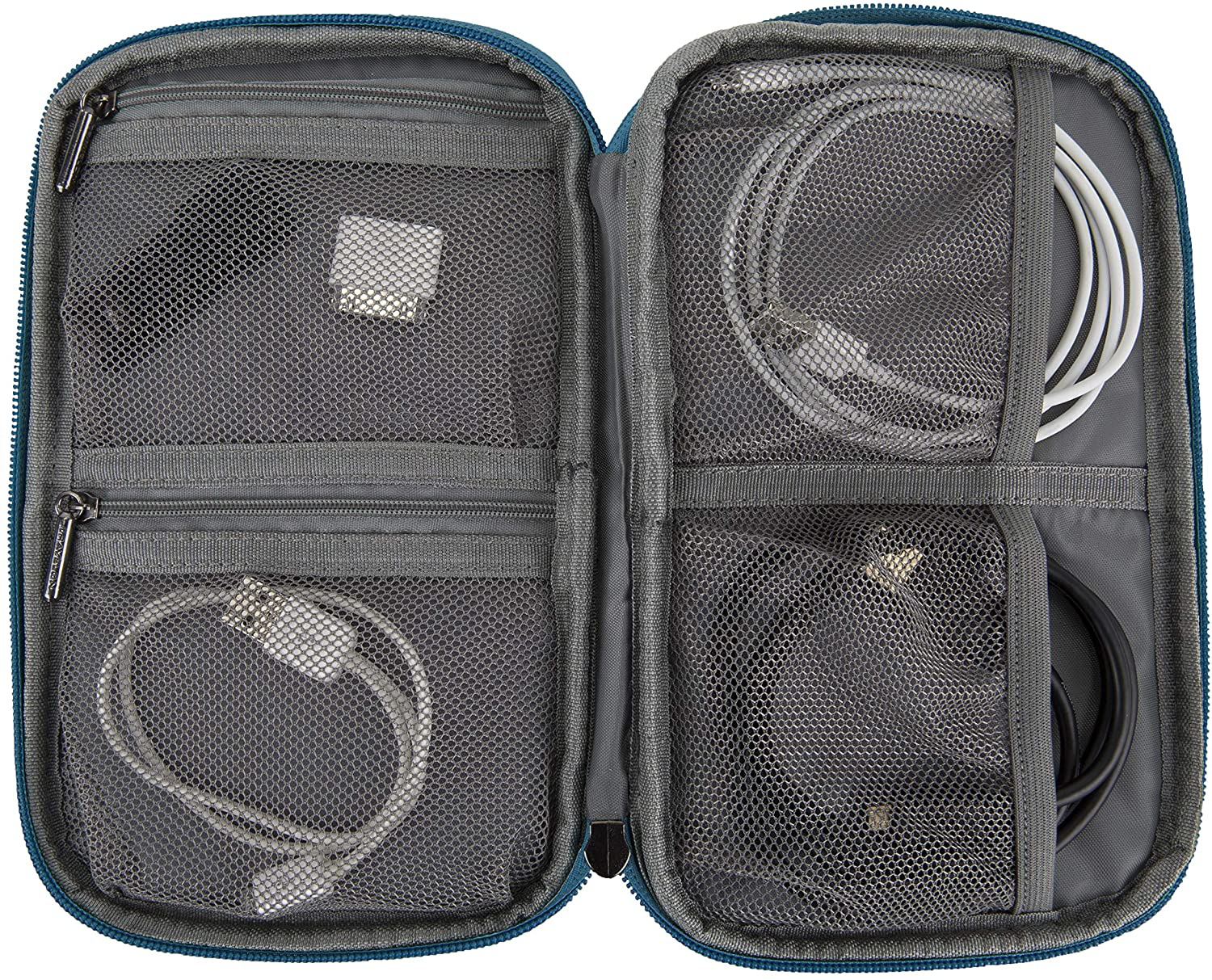 Travelon World Travel Essentials Tech Organizer, Black, One Size