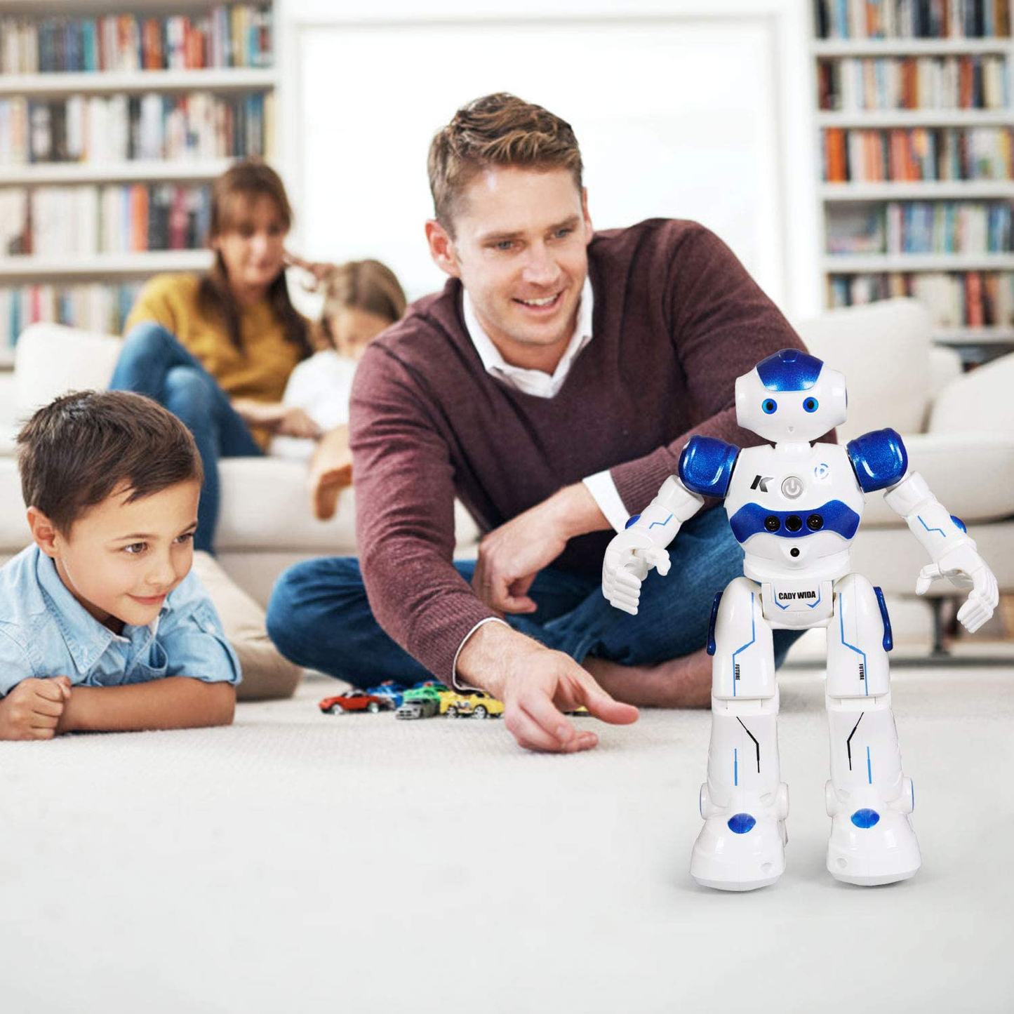 Gesture Sensing Remote Control Robot for Kids