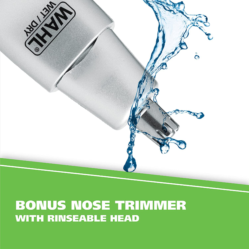 Wahl Battery Operated Beard And Mustache Grooming Kit With Free Nose Hair Trimmer